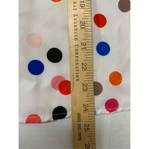 Multicolored Polka Dot Patterned Blouse - Picture 8 of 8